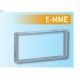 E-MME : Contre-cadre métallique etroit et de largeur 35 mm