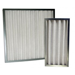 Filtres plissés cadre galva standard